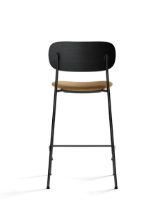 Bild von Audo Copenhagen Co Counter Chair Furniersitz gepolstert SH: 68,5 cm - Schwarze Eiche/Audo Copenhagen Bouclé 06