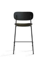 Bild von Audo Copenhagen Co Counter Chair Furniersitz gepolstert SH: 68,5 cm – Schwarze Eiche/Moos 001