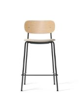 Bild von Audo Copenhagen Co Counter Chair Furniersitz gepolstert SH: 68,5 cm – Natureiche/Moos 0004