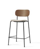 Bild von Audo Copenhagen Co Counter Chair Furniersitz gepolstert SH: 68,5 cm – Dunkel gebeizte Eiche/Moos 0004