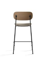 Bild von Audo Copenhagen Co Counter Chair Furniersitz gepolstert SH: 68,5 cm – Dunkel gebeizte Eiche/Moos 0004