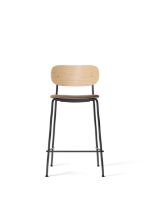 Bild von Audo Copenhagen Co Counter Chair Furniersitz gepolstert SH: 68,5 cm – Natureiche/Reflect 0344