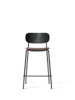 Bild von Audo Copenhagen Co Counter Chair Furniersitz gepolstert SH: 68,5 cm – Schwarze Eiche/Reflect 0344