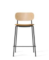 Bild von Audo Copenhagen Co Counter Chair Furniersitz gepolstert SH: 68,5 cm – Natureiche/Dakar 0250