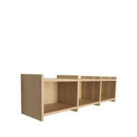 Bild von Hübsch Focal Shelf Unit 80x20x23 FSC Egetræsfiner - Natur 