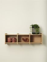 Bild von Hübsch Focal Shelf Unit 80x20x23 FSC Egetræsfiner - Natur 