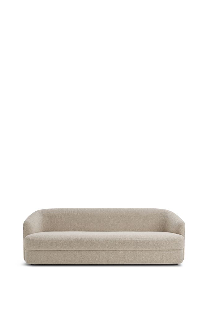 Bild von New Works Covent Sofa, tief, 3-Sitzer, SH: 42 cm, gebrochenes Weiß