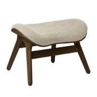 Bild von Umage A Conversation Piece Ottoman H: 43 cm – Weißer Sand/Dunkle Eiche