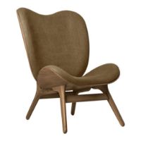 Bild von Umage A Conversation Piece Tall Loungechair SH: 42 cm – Sugar Brown/Mørk Eg