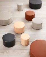 Bild von Fredericia Furniture Mono Pouf Ø: 55 cm - 307 Cognac