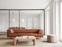 Bild von Fredericia Furniture Mono Pouf Ø: 55 cm - 0024 Grand Linen