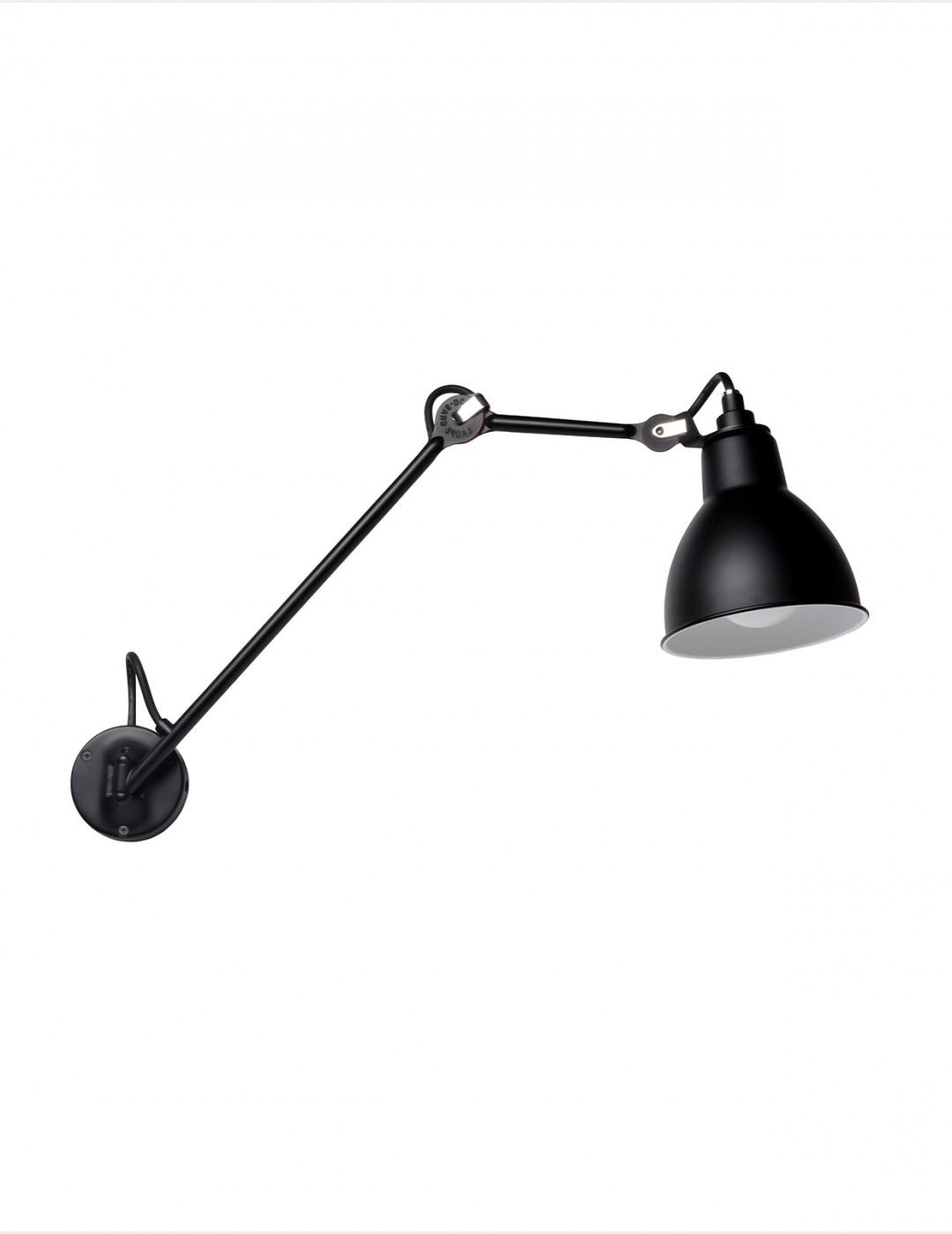 Bild von DCW Editions Lampe Gras N122 Badezimmer Wandleuchte L: 55,2 cm - Schwarz/Schwarz