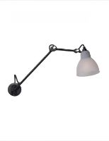 Bild von DCW Editions Lampe Gras N122 Badezimmer-Wandleuchte L: 55,2 cm – Schwarz/Polycarbonat