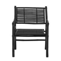 Bild von Bloomingville Coen Lounge Chair 2-tlg. Bambus SH: 42 cm - Schwarz