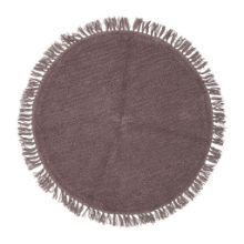 Bild von Bloomingville Lenea Teppich Wolle Ø: 110 cm - Lila