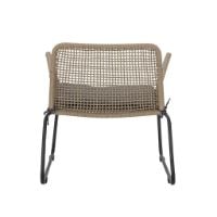 Bild von Bloomingville Mundo Lounge Chair SH: 40 cm - Metall/Braun