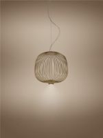 Bild von Foscarini Spokes 2 Small Dimmbare Pendelleuchte Ø: 34 cm – Kupfer