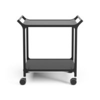 Bild von Swedese Teatime Trolley B: 75 cm – Schwarz lackierte Esche