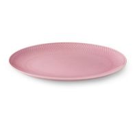 Bild von Lyngby Rhombe Color Ovale Servierschale 28,5 x 21,5 cm – Rose