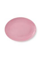 Bild von Lyngby Rhombe Color Ovale Servierschale 28,5 x 21,5 cm – Rose