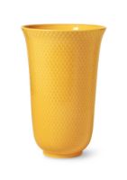 Bild von Lyngby Rhombe Color Vase H: 20 cm - Gul