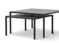 Bild von Fredericia Furniture 6720 Piloti Couchtisch 75 x 75 x 41 cm – schwarz lackierte Eiche