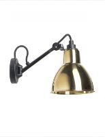 Bild von DCW Editions Lampe Gras N104 Wandleuchte L: 17 cm - Schwarz/Messing