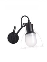 Bild von DCW Editions Lampe Gras N104 Badezimmer Wandleuchte L: 17 cm - Schwarz/Schwarz