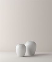 Bild von Lyngby Rhombe Vase H: 25 cm - Weiß