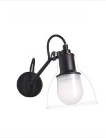 Bild von DCW Editions Lampe Gras N104 Badezimmer-Wandleuchte L: 17 cm - Schwarz/Polycarbonat