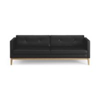 Bild von Swedese Madison 3-Sitzer-Sofa mit Knöpfen B: 210 cm – Geölte Eiche/Soft 99999