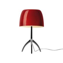 Bild von Foscarini Lumiere Grande Tischlampe H: 45 cm - Schwarz Chrom/Kirsche