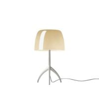 Bild von Foscarini Lumiere Piccola Tischlampe H: 34,5 cm - Aluminium/Warmweiß