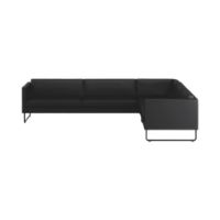 Bild von Swedese Madison Rechtsgerichtetes Ecksofa B: 287 cm – Schwarz/Soft 99999