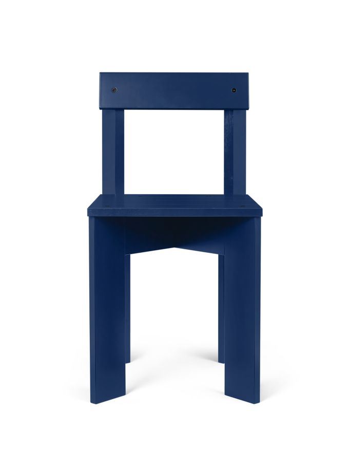 Bild von Ferm Living Ark Esszimmerstuhl H: 78 cm - Blau