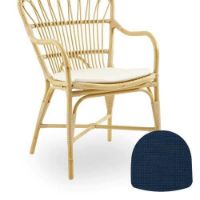 Bild von Sika-Design Kissen für Margret Exterior Dining Chair 42x45 cm - A673 Michelangelo Dunkelblau