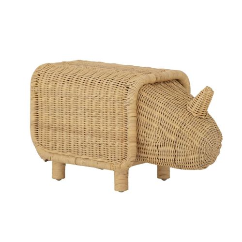 Bloomingville Mini Soffe Taburet SH: 30 cm - Rattan