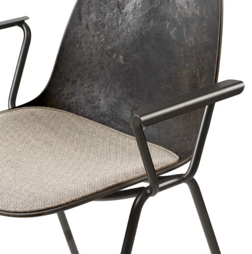 Mater Eternity Sessel Polsterung Sitzfläche SH: 46 cm – Re-Wool Beige 218