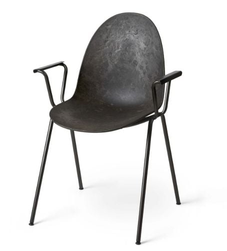 Mater Eternity Armchair SH: 46 cm - Coffee Waste Black