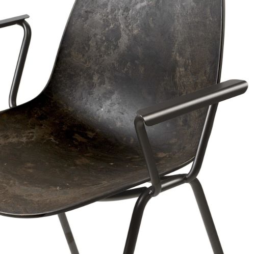 Mater Eternity Sessel SH: 46 cm – Coffee Waste Black