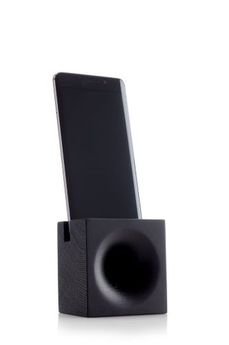 We Do Wood Sono Ambra Telefon 8x8 cm – Mattschwarze Eiche