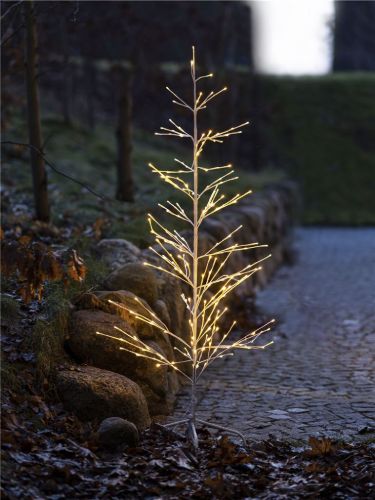 Sirius Isaac Wood H: 1,6 m 228 LED-Licht – Weiß
