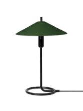 Bild von Ferm Living Filo Tischlampe H: 42,8 cm - Schwarz/Dunkeloliv