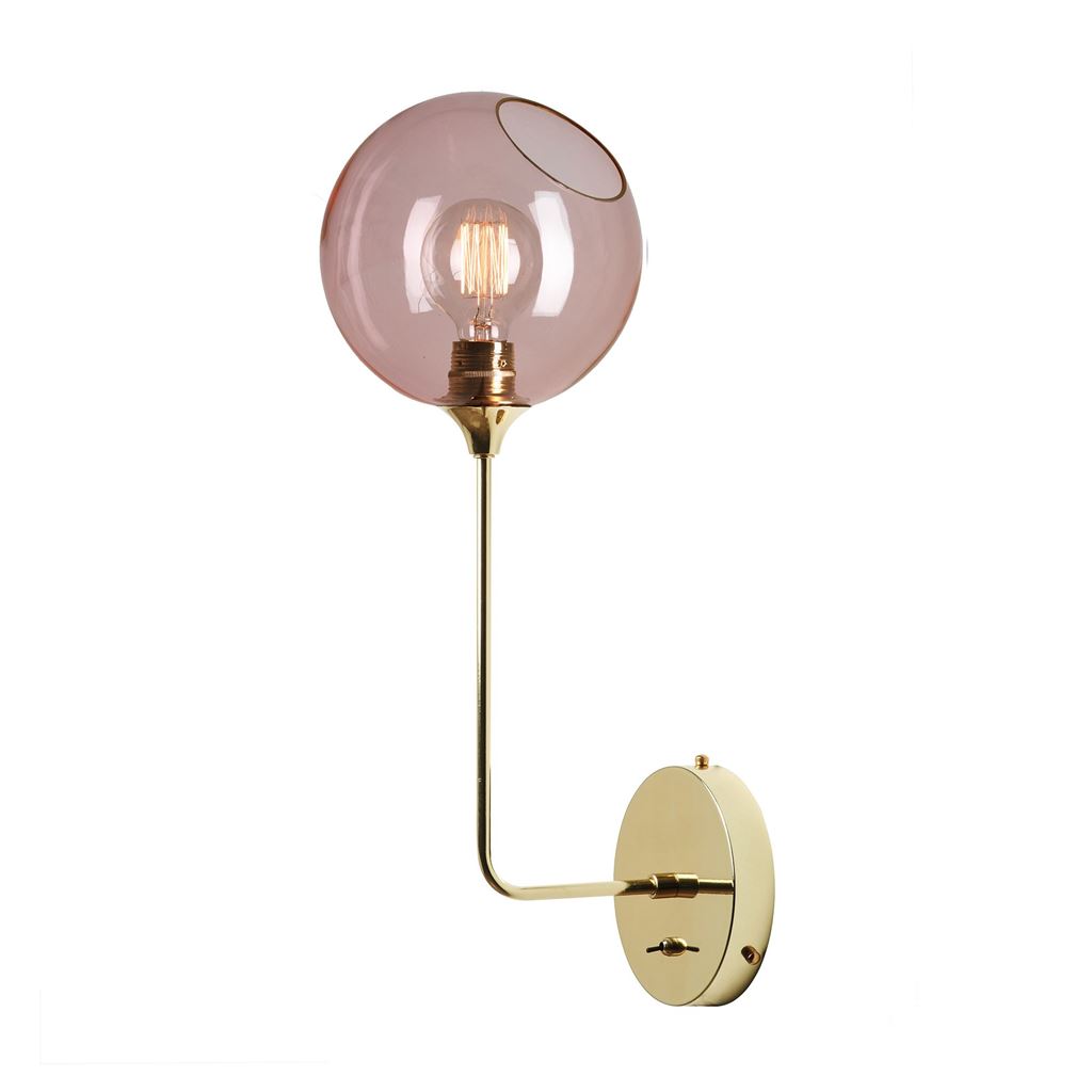 Bild von Design By Us Ballroom The Wall Long H: 57 cm – Rosé/Gold