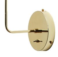 Bild von Design By Us Ballroom The Wall Long H: 57 cm – Bernstein/Gold