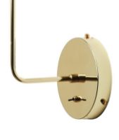 Bild von Design By Us Ballroom The Wall Long H: 57 cm – Lila Regen/Gold