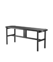 Bild von FDB Møbler J177 Havneholmen Bench Nordic Ecolabel Emil Holck Reimert L: 110 cm – Eiche/Schwarz