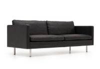 Bild von Mogens Hansen MH276 3-Personen-Sofa L: 210 cm – Camaro 18 Schwarz/Mattstahl