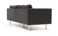 Bild von Mogens Hansen MH276 3-Personen-Sofa L: 210 cm – Camaro 18 Schwarz/Mattstahl