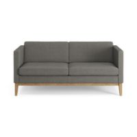 Bild von Swedese Madison 2-Personen-Sofa B: 155 cm – Geölte Eiche/Main Line Flax 26